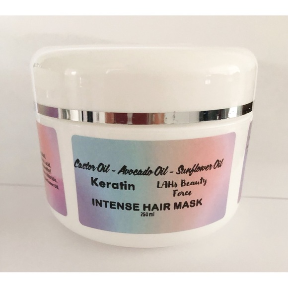 CASTOR OIL - AVOCADO & SUNFLOWER Oil Hair Mask- LAHs Beauty Force - Picture 3 of 10